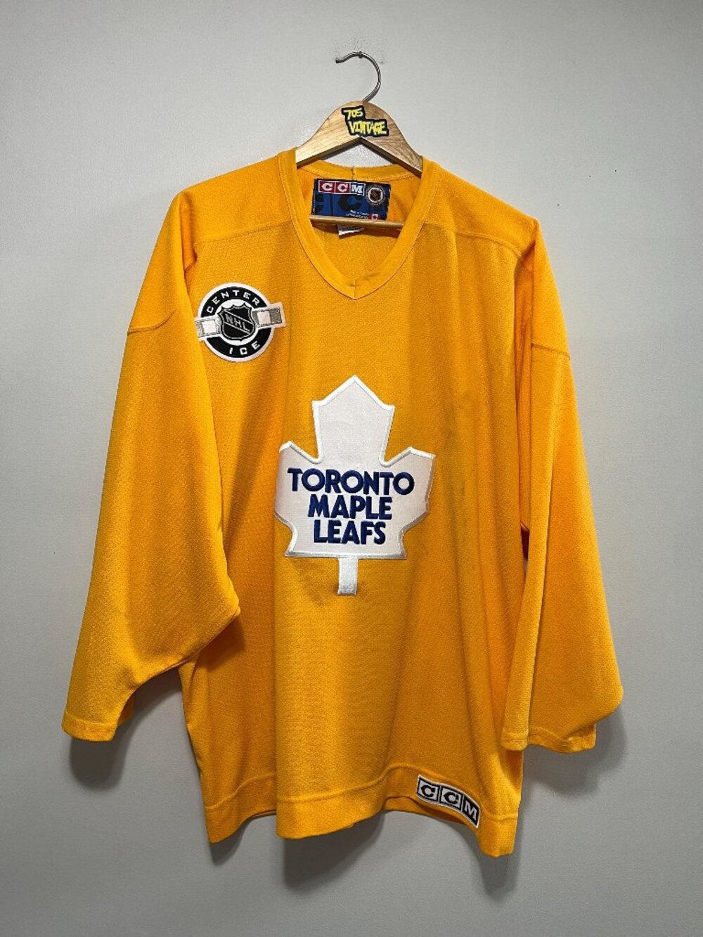 Vintage Toronto Maple Leafs NHL CCM Practice Jersey